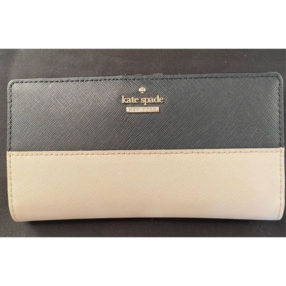 kate spade Handbags - Kate Spade Women's Staci Colorblock Large Slim Bifold Leather Wallet